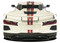C8 RALLY : 2020-2024 Chevy Corvette C8 Racing Stripe Rally Hood Vinyl Graphic Decal Stripes (M-PDS-9068)