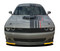 Dodge Challenger SIDEWINDER - DIGITAL PRINT OPTION - Offset Racing Stripes for Shaker Style Hood Vinyl Graphic Roof Trunk Decals fits 2015-2023 (M-PDS-9206)