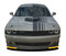 Dodge Challenger SIDEWINDER : SOLID COLOR OPTION - Offset Racing Stripes for Shaker Style Hood Vinyl Graphic Roof Trunk Decals fits 2015-2023 (M-PDS-9206)