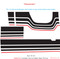 Dodge Challenger SIDEWINDER - Offset Racing Stripes for Shaker Style Hood Vinyl Graphic Roof Trunk Decals fits 2015-2023 - Details