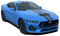 PREMIUM GT RALLY - REDLINE - 2024-2026 Ford Mustang GT Racing Stripes Rally Hood Decals Vinyl Graphics Kit (M-PDS-9309)