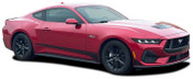 RACEWAY : 2024 Ford Mustang GT and Ecoboost Rocker Panel Side Door Stripes Vinyl Graphics Kit (M-PDS-9378)
