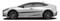 BROW - Universal Versatile Style Side Body Vinyl Graphics Door Stripes Decals Shown on Toyota Prius