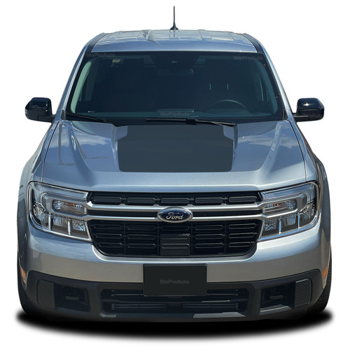 MAV HOOD - Ford Maverick Hood Stripes Vinyl Graphics Decals Kit 2022, 2023, 2024, 2025 (M-PDS-9732)