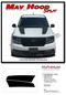 Details of MAV SPLIT HOOD - Ford Maverick Hood Stripes Vinyl Graphics Decals Kit 2022, 2023, 2024, 2025 (M-PDS-9733)