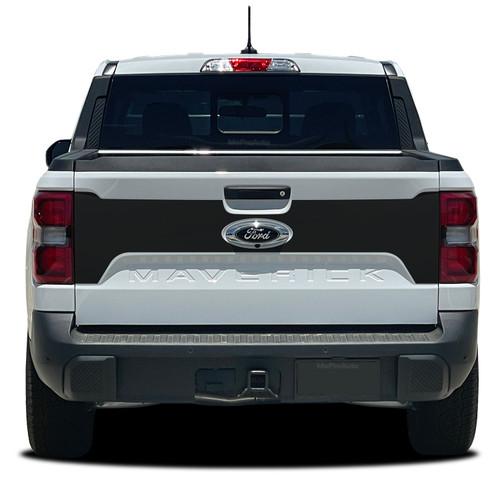 MAV TAILGATE BLACKOUT - Ford Maverick Tailgate Stripes Vinyl Graphics Decals Kit 2022, 2023, 2024, 2025, 2026 (M-PDS-9734)