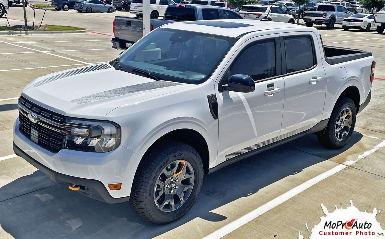 2022, 2023, 2024, 2025 Ford  Maverick DIFFUSE Vinyl Graphics and Decals Kit - MoProAuto Pro Design Series