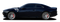 RECHARGE DOUBLE BAR 24 | Dodge Charger Hood Decal to Fender Hash Mark Stripes Vinyl Graphic fits 2024-2025