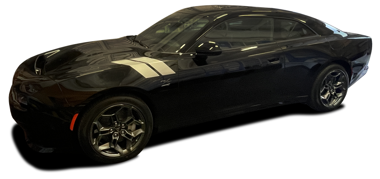 2024, 2025 Dodge Charger DOUBLE BAR 2 Hash Marks 2 Vinyl Graphics, Stripes and Decals Set 2024, 2025 Dodge Charger DOUBLE BAR 2 Hash Marks 2 Vinyl Graphics, Stripes and Decals Set