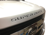 SUPER DUTY HOOD LETTERS | 2017-2019 Ford F-250 F-350 Hood Text Decals Letter Stripes Vinyl Graphics (M-PDS-6280)