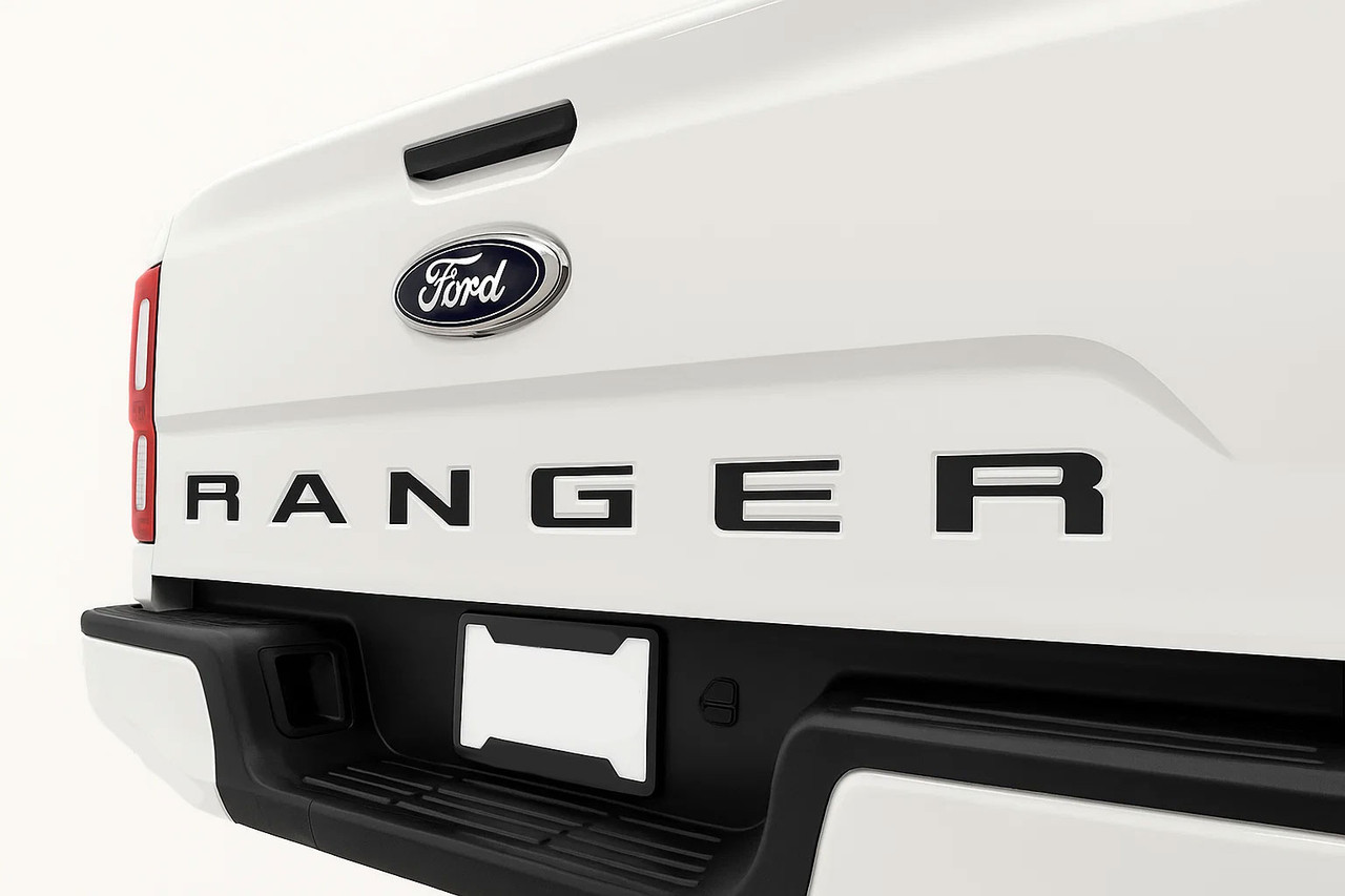 2024, 2025, 2026 Ford  Ranger REAR TAILGATE LETTERS Vinyl Graphics and Decals Kit - MoProAuto Pro Design Series