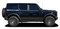 PLATEAU (Thin) | Ford Bronco Side Stripes Upper Body Decals Vinyl Graphics Kit for 2021-2026 (M-PDS-10382)