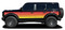 SUNSETTER XL | Ford Bronco Side Body Door Vinyl Graphics Decals Kit for 2021-2026 (M-PDS-10022)