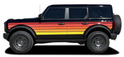 SUNSETTER XL | Ford Bronco Side Body Door Vinyl Graphics Decals Kit for 2021-2026 (M-PDS-10022)