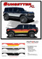 SUNSETTER XL | Ford Bronco Side Body Door Vinyl Graphics Decals Kit for 2021-2026 (M-PDS-10022)