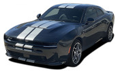 N-CHARGE SIXPACK RALLY 26 | Dodge Charger Sixpack Racing Stripes Hood Decal Roof Bumpers Vinyl Graphic fits 2026-2027 (M-PDS-10550)