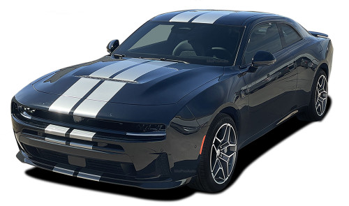 N-CHARGE SIXPACK RALLY 26 | Dodge Charger Sixpack Racing Stripes Hood Decal Roof Bumpers Vinyl Graphic fits 2026-2027 (M-PDS-10550)