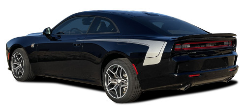 BREAKAWAY | Dodge Charger Rear Quarter Panel Trunk Stripes R/T Decklid Vinyl Graphic Decals Kit 2024-2027 (M-PDS-10622)