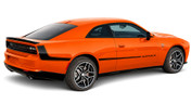 BACKFLOW | Dodge Charger Rear Quarter Panel to Side Door Stripes Vinyl Graphic Decals Kit 2024-2027 (M-PDS-10620)