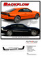 BACKFLOW | Dodge Charger Rear Quarter Panel to Side Door Stripes Vinyl Graphic Decals Kit 2024-2027 (M-PDS-10620)
