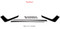 Details of BACKFLOW, fits Dodge Charger Rear Quarter Panel to Side Door Stripes Vinyl Graphic Decals Kit 2024-2027