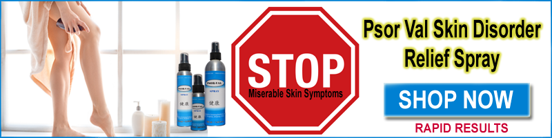 Psor Val Skin Disorder Relief Spray - Rapid Relief