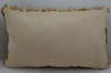 Kit Fox  Sections Fur Pillow  Real New made in USA authentic cushion faux suede back