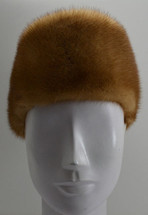 WHISKEY MINK FUR HEADBAND  NEW   (made in the U.S.A.)