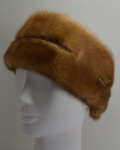 Real Whiskey Mink Fur  Headband  New  made in the U.S.A. Genuine authentic