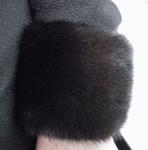 Real Ranch Mink Fur Cuffs  New  (made in the U.S.A.)