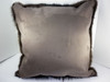 Real Long Hair Beaver Fur Pillow 20x20 New  made in USA genuine faux suede back