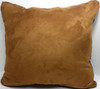 Real Hair on Calfskin dyed animal print  fur  cushion new made in the USA faux suede back