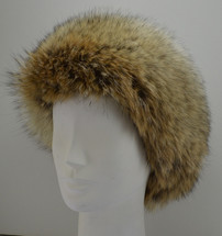 Real Coyote Fur Headband  New (made in the U.S.A.)