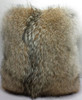 Coyote  Fur Pillow Real Full Skin fur cushion New made in USA insert included