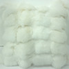 Real White Fox Fur Pillow