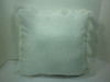 Fox Fur Pillow New made in USA real authentic genuine white sections cushion