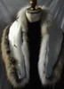 Real Fox Fur Collar Golden Island detachable