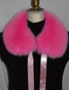 Pink Fox Fur Collar