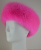Real Pink Fur Headband