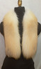 real fox fur scarf natural golden island