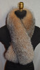 Real Crystal Fox Fur Scarf