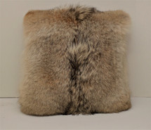 real coyote fur pillow