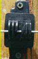 Wood Post Claw - Black                                                                                                           
