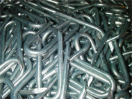 Wide 2" Double Barbed Staples for Wire Fences Quantity Box 10lb