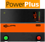 Gallagher PowerPlus M1000 110V Plug in 250 Acres/ 34 Miles Professional Charger  