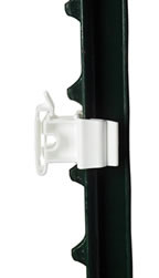 Gallagher 1 1/2 Inch Wide T-Post Insulator for Tape Fence Deluxe 