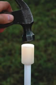 Sunguard Fiberglass Sucker Drive Cap 1/2" Prevents Splintering