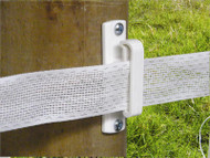 Wood Post Wide Tape Insulator