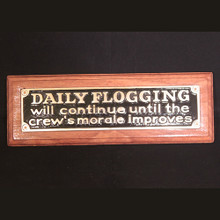 GT1400 – Flogging w/wood plaque 10-1/4″ x 3-1/2″