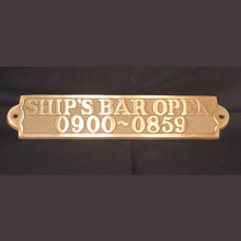 GT1450 – Ships Bar Plaque